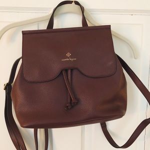 Nanette Lepore brown/maroon backpack